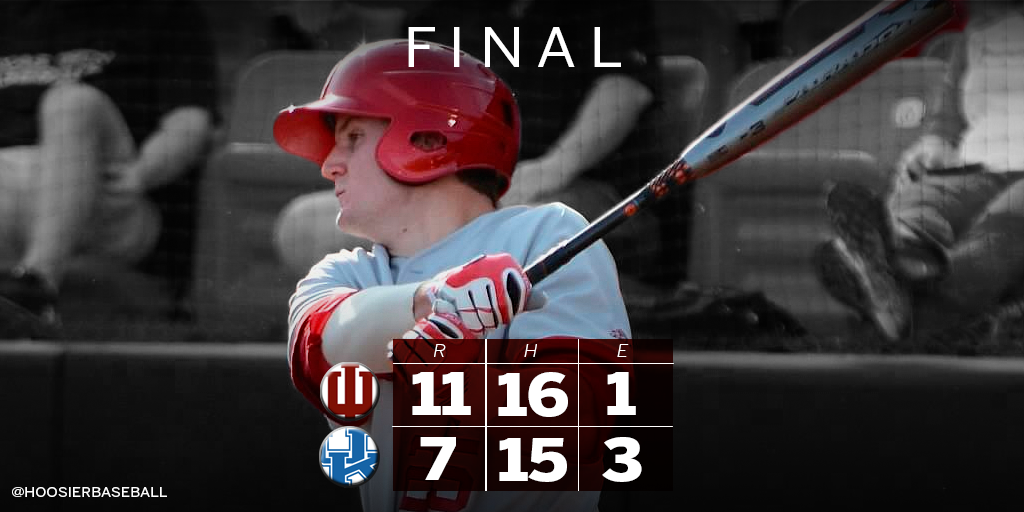 Go Hoosiers! #GoIU RT <a href="/HoosierBaseball/">IUHoosiers21</a>: Indiana beats Kentucky! #IUbase
