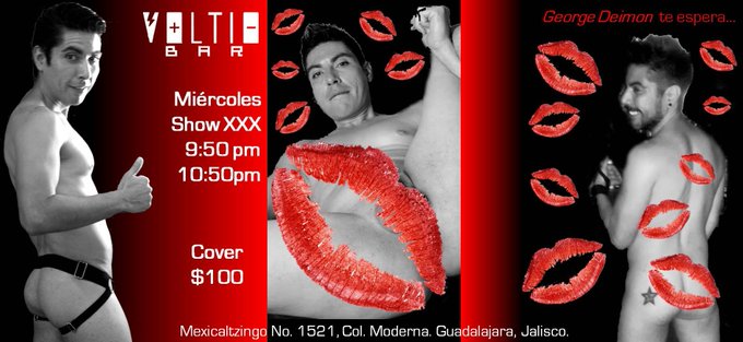 Los espero ma&ntilde;ana en voltio bar guadalajara amigos http://t.co/U2Lpkq8YSO<a href="/tag/ass"class="tags"><span>#ass</span></a><a href="/tag/actorporno"class="tags"><span>#actorporno</span></a>