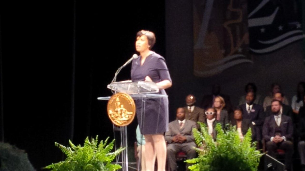DCHBX's tweet photo. Mayor Bowser at State of the District Address declared DC Health Link is a "model for the nation." http://t.co/0Ob9CPgaaF
