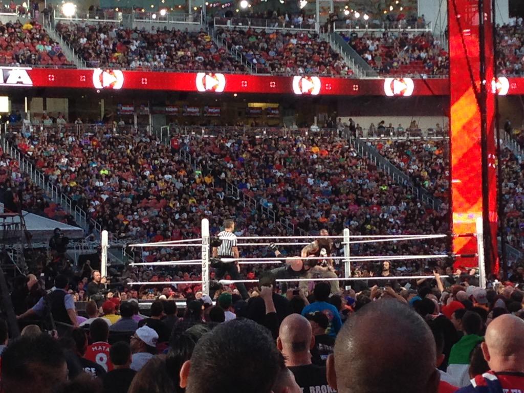richardshhhnary's tweet photo. Can't stop looking at my #WrestleMania31 pictures. #brayvstaker http://t.co/B5TWw87s0B