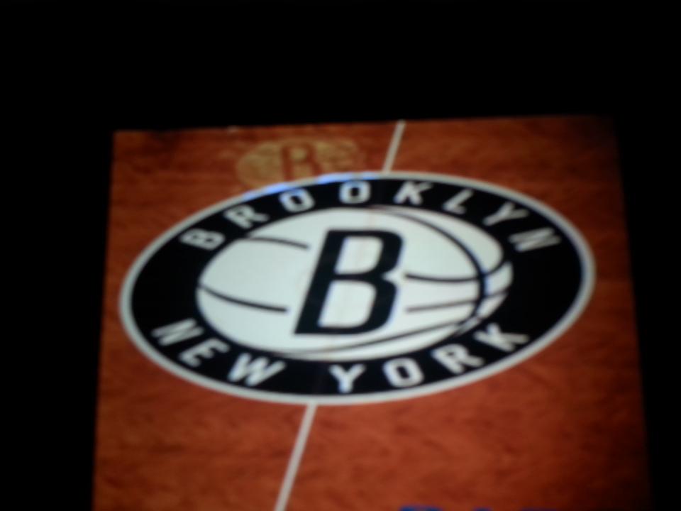 adamgruenewald's tweet photo. At Barclays Center with @misplacedem to see Nets-Pacers. @BrooklynNets #NETS331 http://t.co/UMUK7AqY0y
