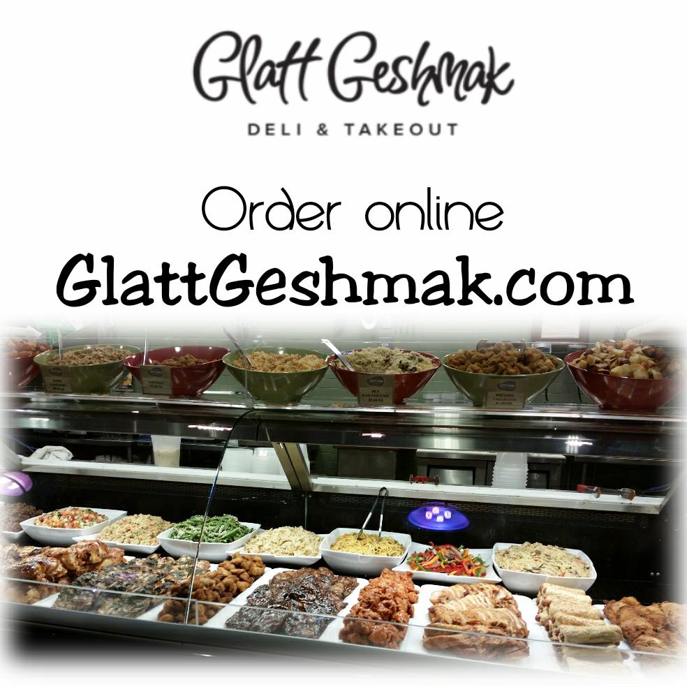 Skip the busy Erev Pesach line at the register.
Order now GlattGeshmak.com