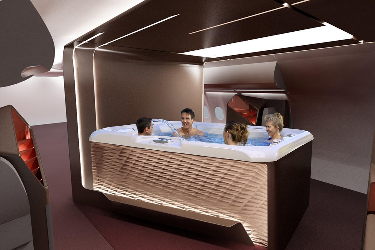 HotTubBarn's tweet image. We've signed a landmark deal to install hot tubs onto new Virgin Atlantic 787 Dreamliner jets. bit.ly/1agEa5g