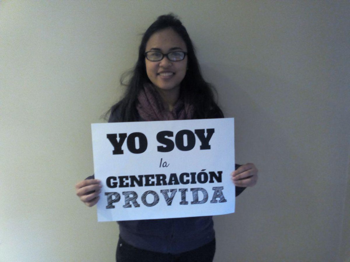 yosoygprovida's tweet photo. ¡Seguimos recibiendo fotos!  #SomosGeneraciónProvida  ¡La mujer se merece más que un aborto! http://t.co/1EBiNjW1MT