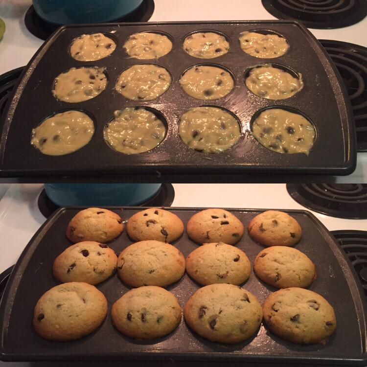 amreilly2017's tweet photo. Baking lessons with Morgan! Lesson 1: banana choco chip muffins. #yum #doublebatch @moleighd23 http://t.co/o8opNb2ZlW