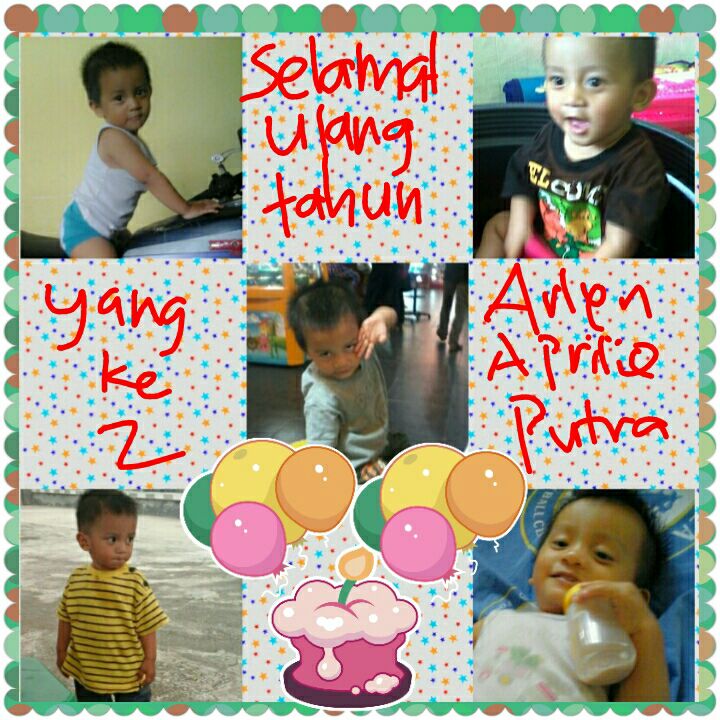 met ultah sayang bucu mamah.semua doa yg terbaik mamah,papah,dan kaka panjatkan  selalu untuk mu.love you dear.GOd bl