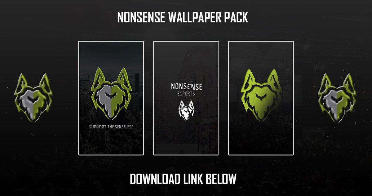 GreenEggsNHamel's tweet photo. #SupportTheSenseless Support Wallpapers for @NonsenseEsports Download link: https://t.co/m2D4J5dtFz 100% FREE!! http://t.co/G0zqAajjk4