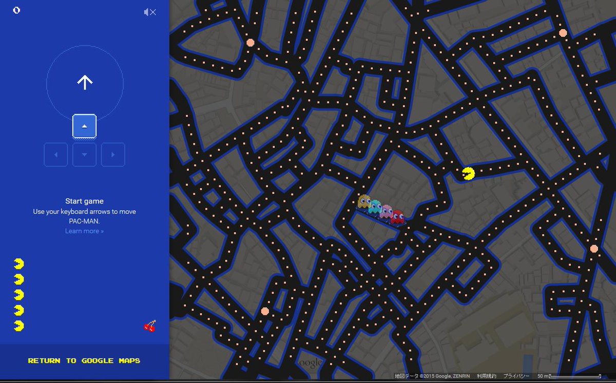  Google マップ、エイプリル フール向けに古典的な「スネーク」ゲームのバージョンを追加