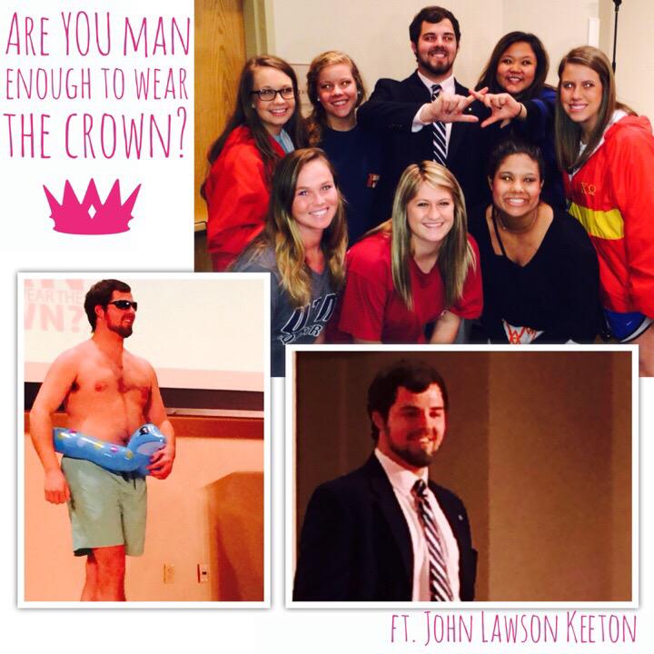 UTMChiOmega's tweet photo. A big thank-you to KA, John Lawson Keeton, for representing ΧΩ in Zeta's Big Man on Campus! ❤️💛💗 http://t.co/iqIhycrLjn