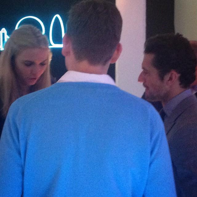 OhMyGandyFans's tweet photo. #DavidGandy and @RealJodieKidd at the New York International Auto Show @Jaguar @LandRover #JaguarinNYC #NewFX http://t.co/ZuKDG2fhs4