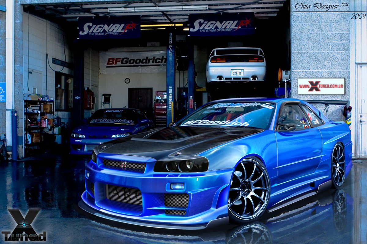 DBC414's tweet image. Nissan Skyline GTR R34 💭