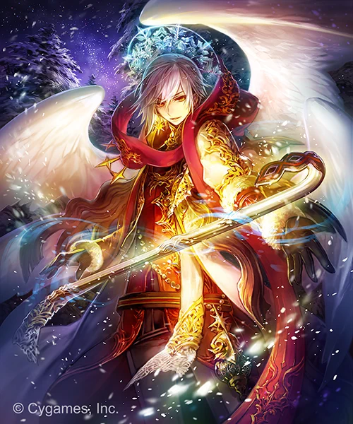 Cygames様の「神撃のバハムート」にて「ロイヤルセラフ・ロッソ」描かせていただきました。優しいお兄さんのように、と書かれていて自分なりに優しくしてみた結果… 