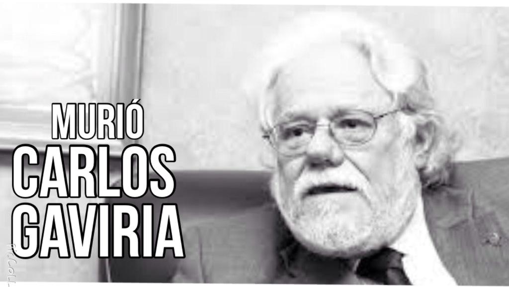 CanalCapital's tweet photo. #Atención: Falleció el exmagistrado Carlos Gaviria. Estaba hospitalizado por afección respiratoria #NoticiasCapital http://t.co/5cY8AkkZGO
