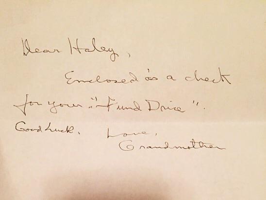 FancyCoyote's tweet photo. @HaleyAlea's gma contributing to the #kickstarter the old fashion way. 22 hours people!! https://t.co/BvhbPO0sYE http://t.co/xiGm8FqdVI