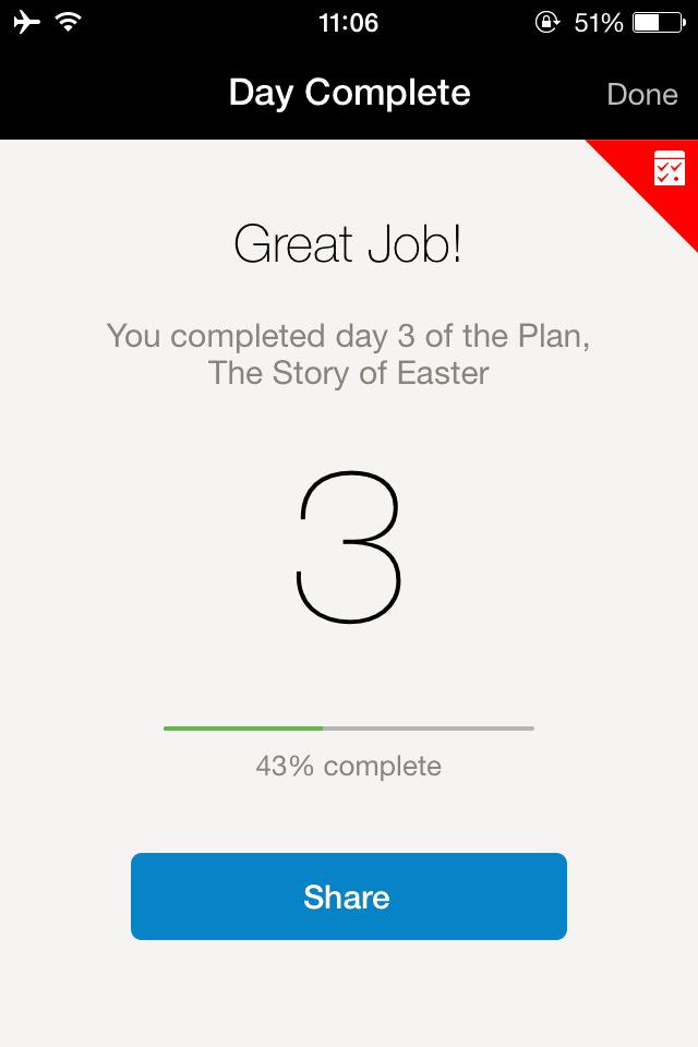 Thank You, God for technology! Yaay! Four more days! ❤️ #TheStoryOfEaster 😊