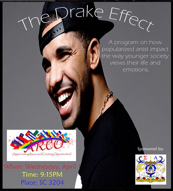 SIAsigma's tweet photo. Find out how artists like @Drake are impacting our lives. TOMORROW!#SIA Co-sponsored w/ @ArcoMarist http://t.co/Pe1lkEs4zM