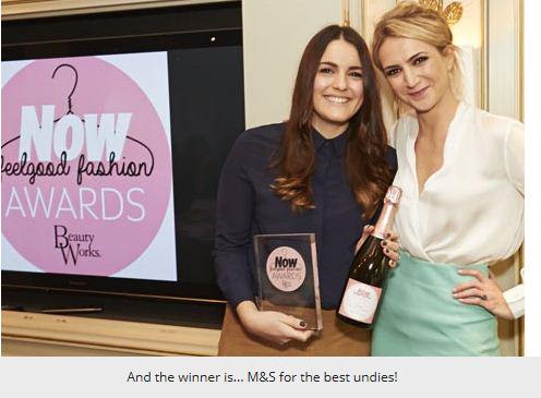 marksandspencer's tweet photo. Thanks @NowMag for voting us best lingerie at the Now Feel Good Fashion Awards! http://t.co/vYgmVU9VvT http://t.co/gWFcmml9AR