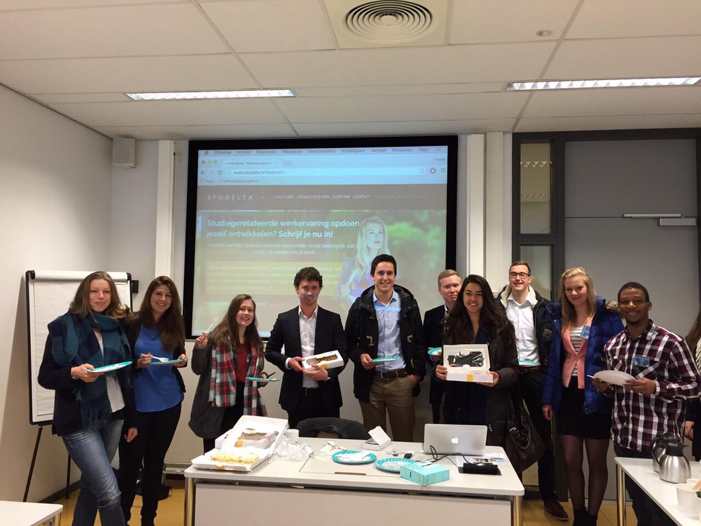 Studelta's tweet image. Ook extern vieren wij ons 10 jarig bestaan! #10yearsandcounting @EFRBusinessWeek