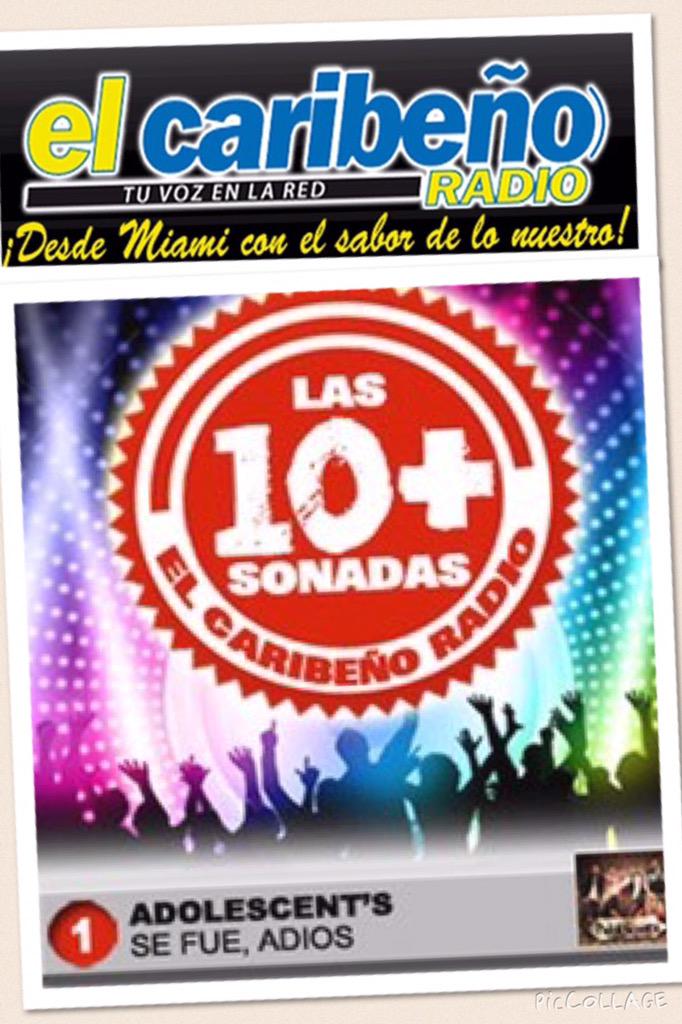 LosAdolescents's tweet photo. Gracias a todos nuestros amigos del @elcaribenoradio en Miami por el apoyo.  Se les quiere y nos quedamos cortos http://t.co/IqDcm9kv7v