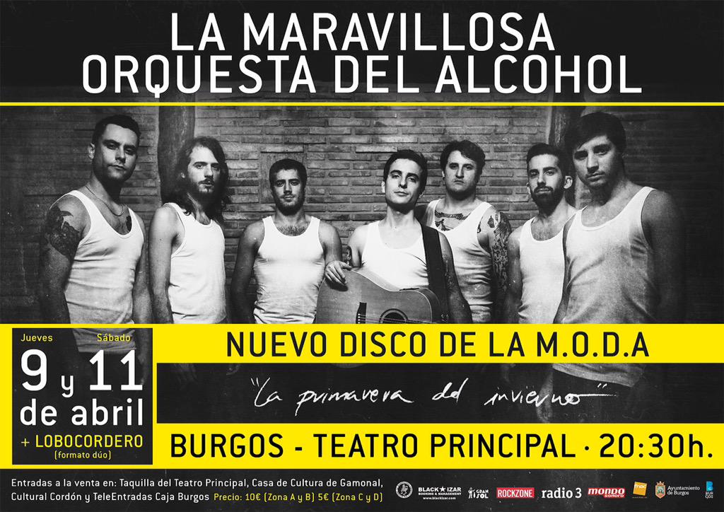 estoesLaMODA's tweet photo. Sorteamos entrada doble para el jueves (9 de abril, Teatro principal BURGOS) entre todos los que RT esta imagen HOY http://t.co/OgPjURXrpA