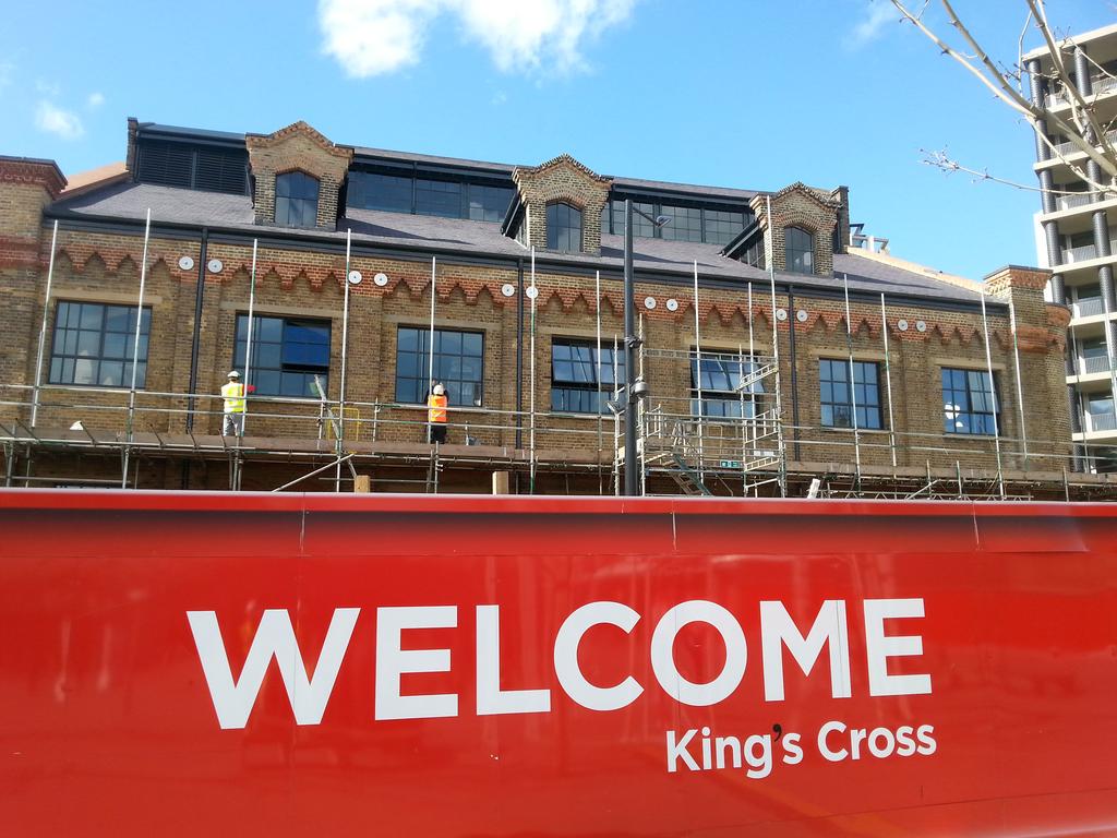 bamukandireland's tweet photo. It's an un-wrap of the Grade II listed German Gym @kingscrossN1C !  http://t.co/I5qsHavoda http://t.co/86PtVdneRe