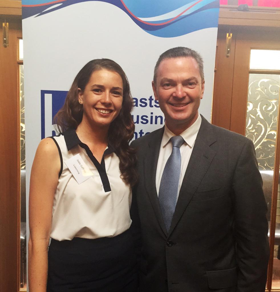 jodeoz's tweet photo. At the EBEC funding launch yesterday with Christopher Pyne MP. Big congrats @eastsidebec! #business #adelaide http://t.co/KAfGqmqXgB