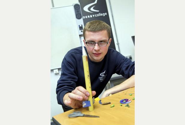 derbyshire_live's tweet photo. #WhenIAm: Will Lee's paper and putty rocket zoom at 120mph? Find out here:
http://t.co/vlSdwUiunK @ @DC_Apprentice http://t.co/q1hu2MF1yW