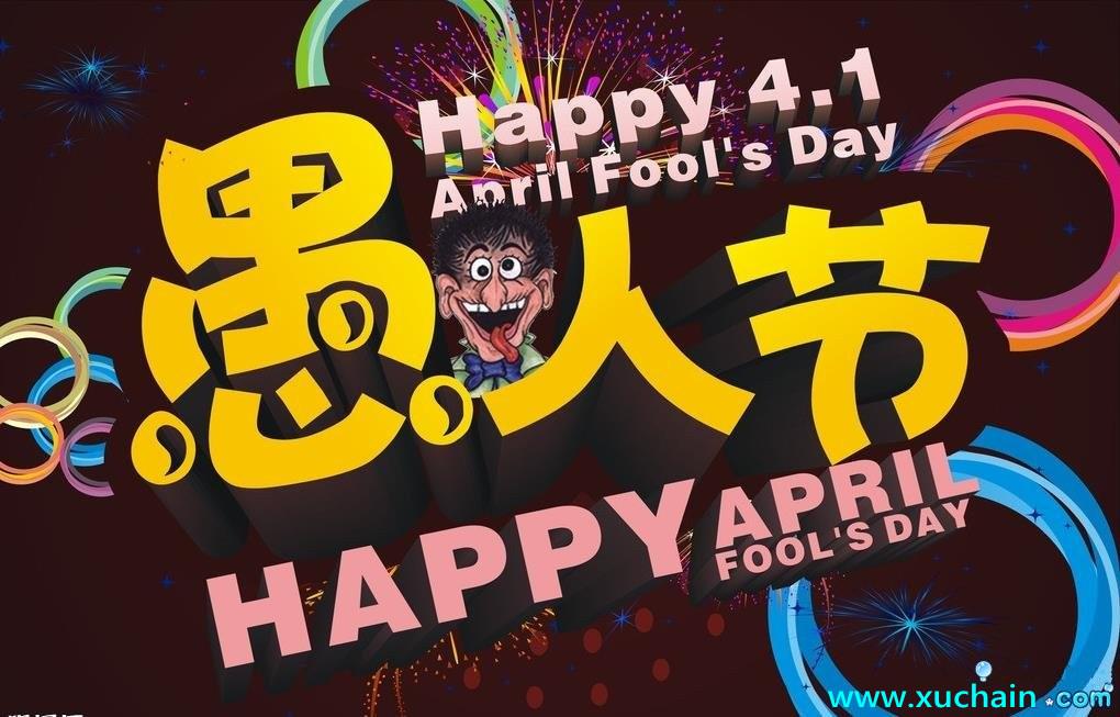 xuchain's tweet photo. Happy Fool's Day! http://t.co/azJBVekA41