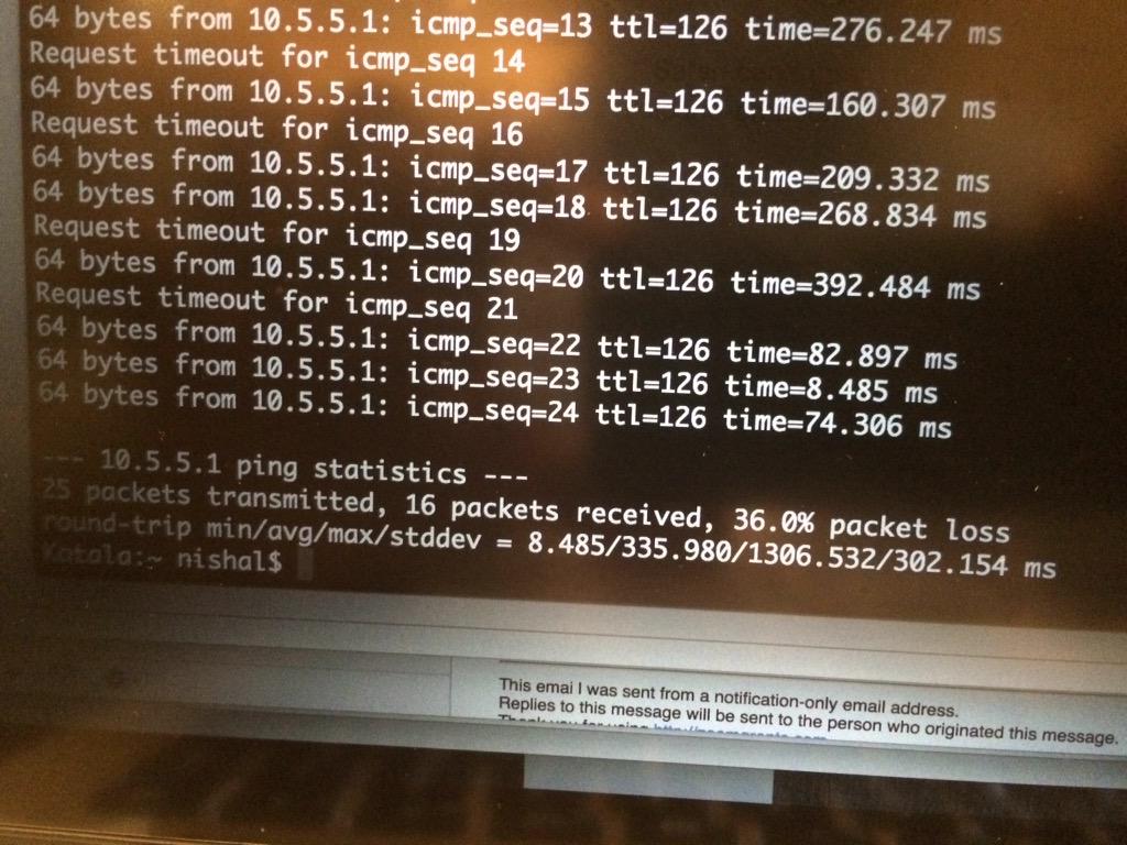 ngoburdhan's tweet photo. and in true NOG fashion #menog15 breaks the local hotel network ... ;-) http://t.co/WoXHozAoPX