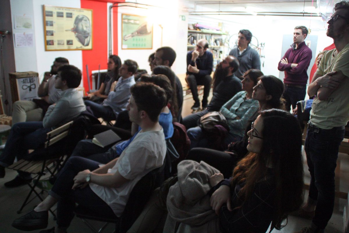 Great Friday night at <a href="/EspacioUcrania/">Espacio Ucrania</a>. Madrid!Amazing presentation: <a href="/Gov_Island/">Governors Island</a> pavilion,lots of friends and drinks!