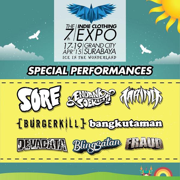 The 7th INDIE CLOTHING EXPO : Ice In The Wonderland | 17-19 Apr, Grand City Surabaya | Info <a href="/indiclothingxpo/">Indie Clothing Expo</a>