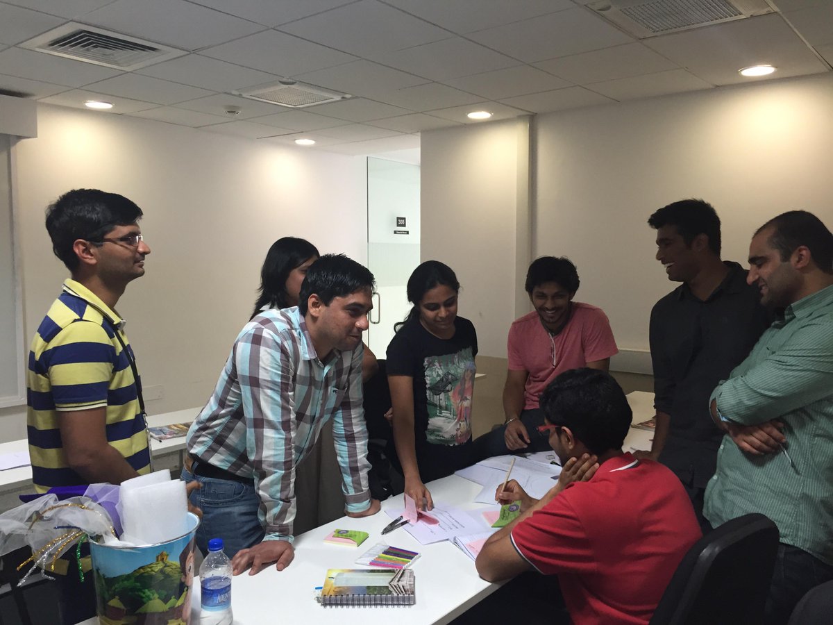 IntuitIN's tweet image. Glimpses from IIITB&apos;s Accelerated Program i-MACX and the workshop by @Intuit&apos;s #Design4Delight Experts! #intuitlife