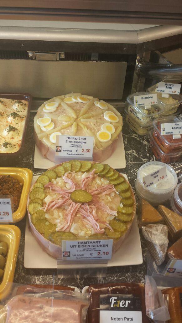 Onze eigengemaakte hamtaart is er weer! Nu ook met ei en asperges. #pasen #keurslager