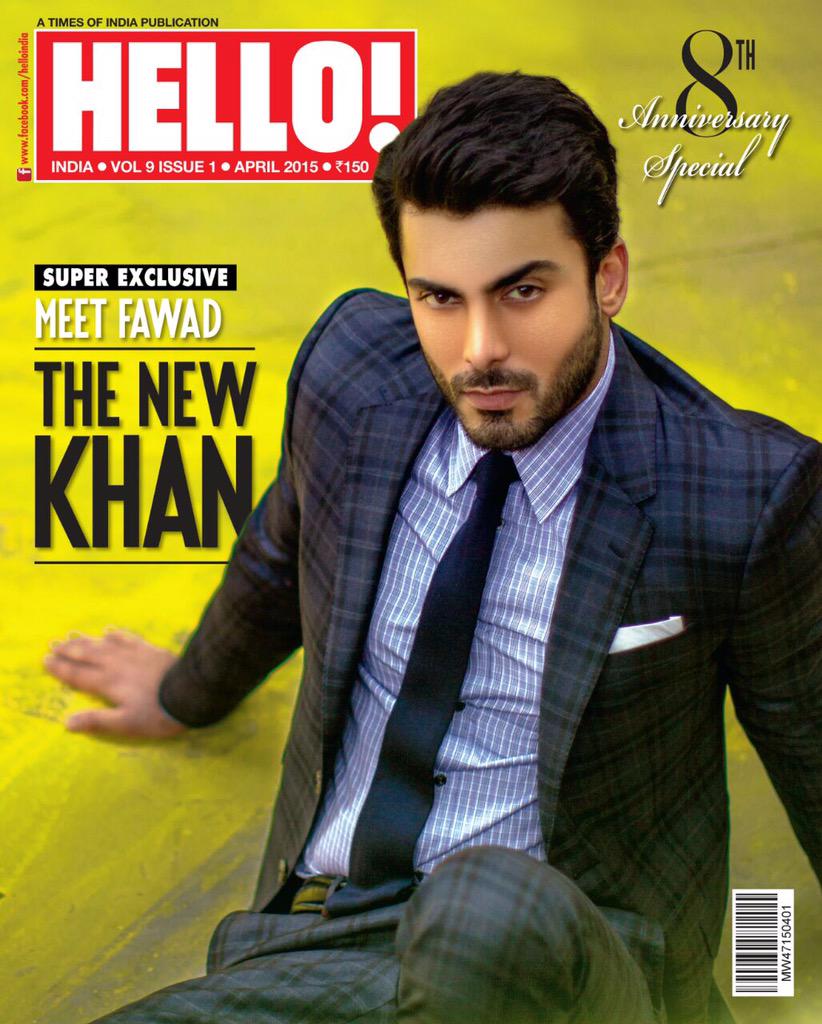 HELLOmagIndia's tweet photo. Fawad Khan graces our 8th anniversary special issue this month! On stands soon #FawadKhan #hellomagazine #helloturns8 http://t.co/sI6xCayE1m
