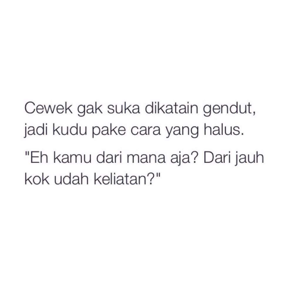StatusDpBbm's tweet photo. Cewek gak suka dikatain gendut.. http://t.co/uZqsqA8sHt