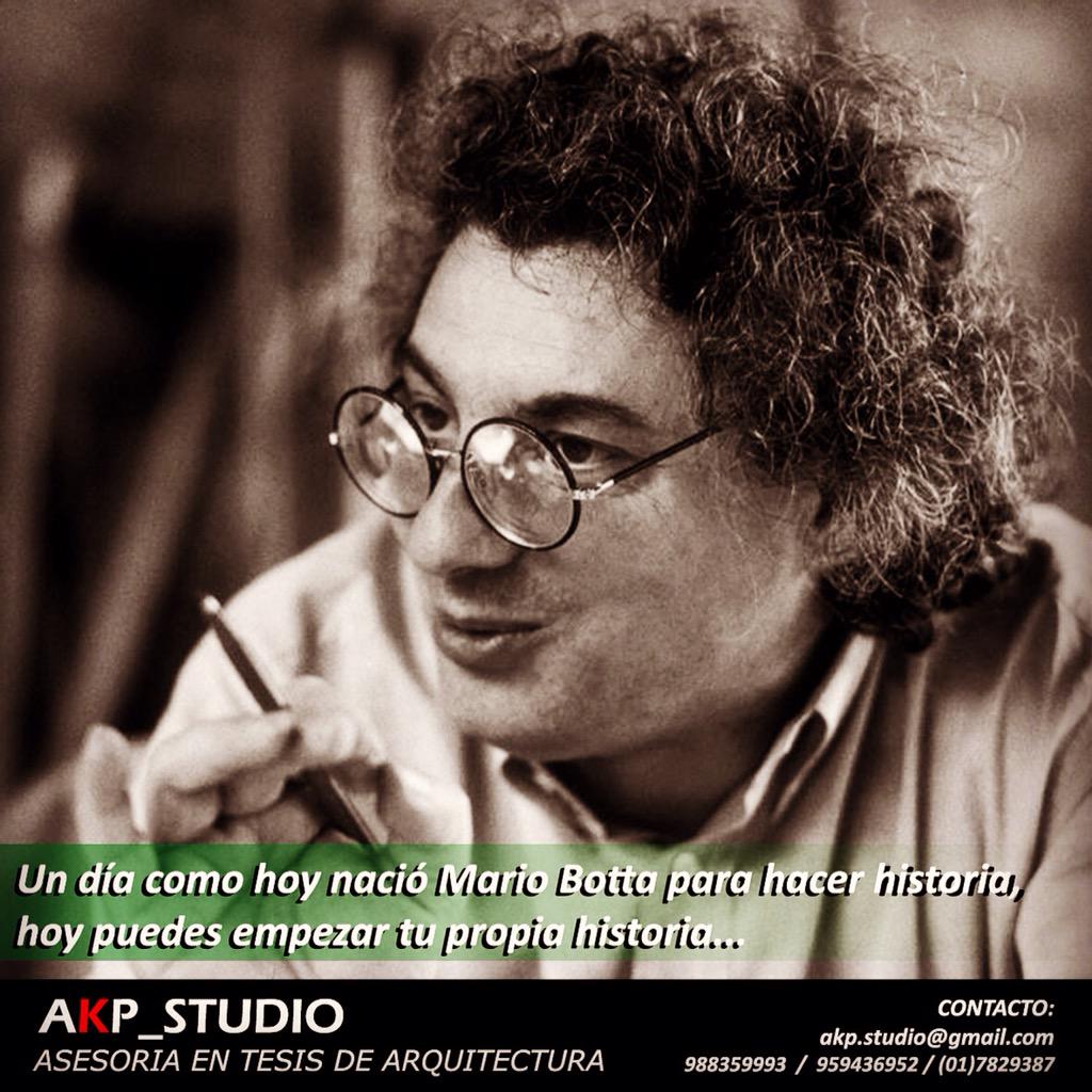 Happy Birthday MARIO BOTTA 