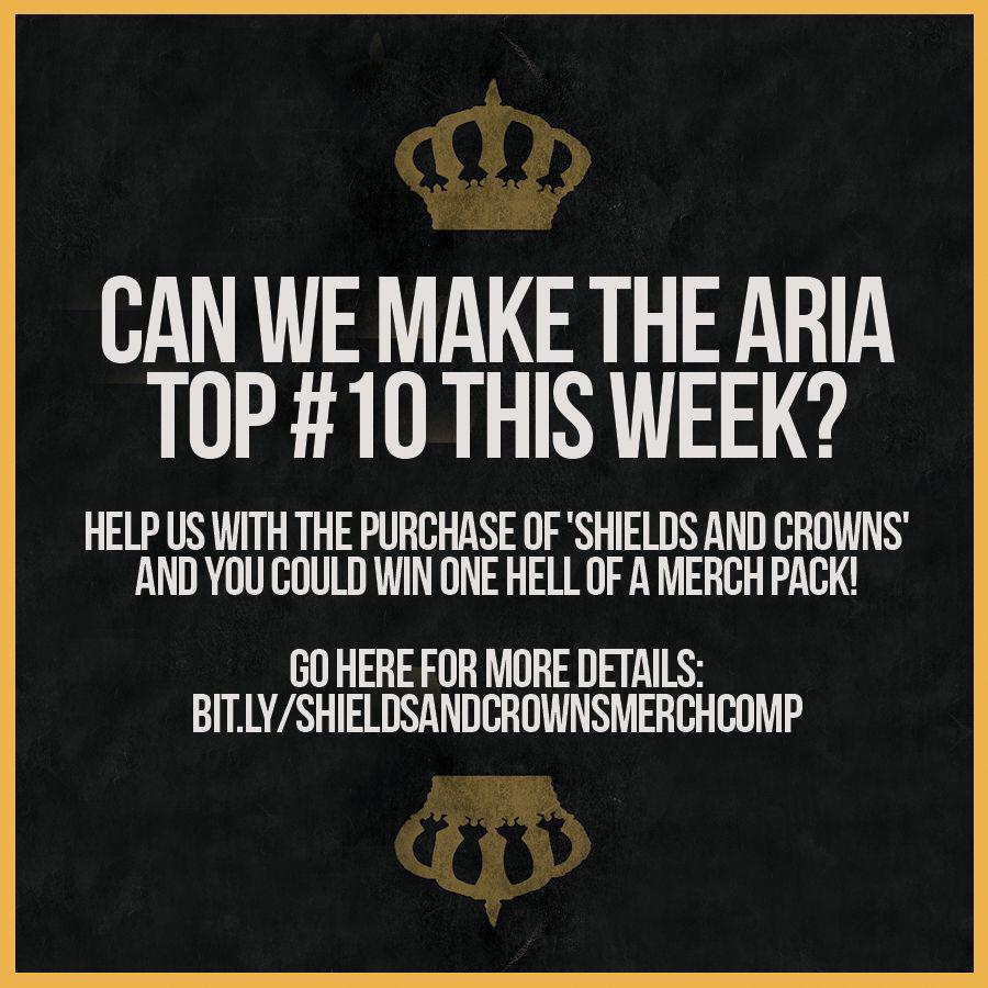 PhoenixTouring's tweet photo. Help @AwakenIAm make the top #10 aria charts this week with their amazing debut album 'shields and crowns'. http://t.co/xpnPhZs4Vm
