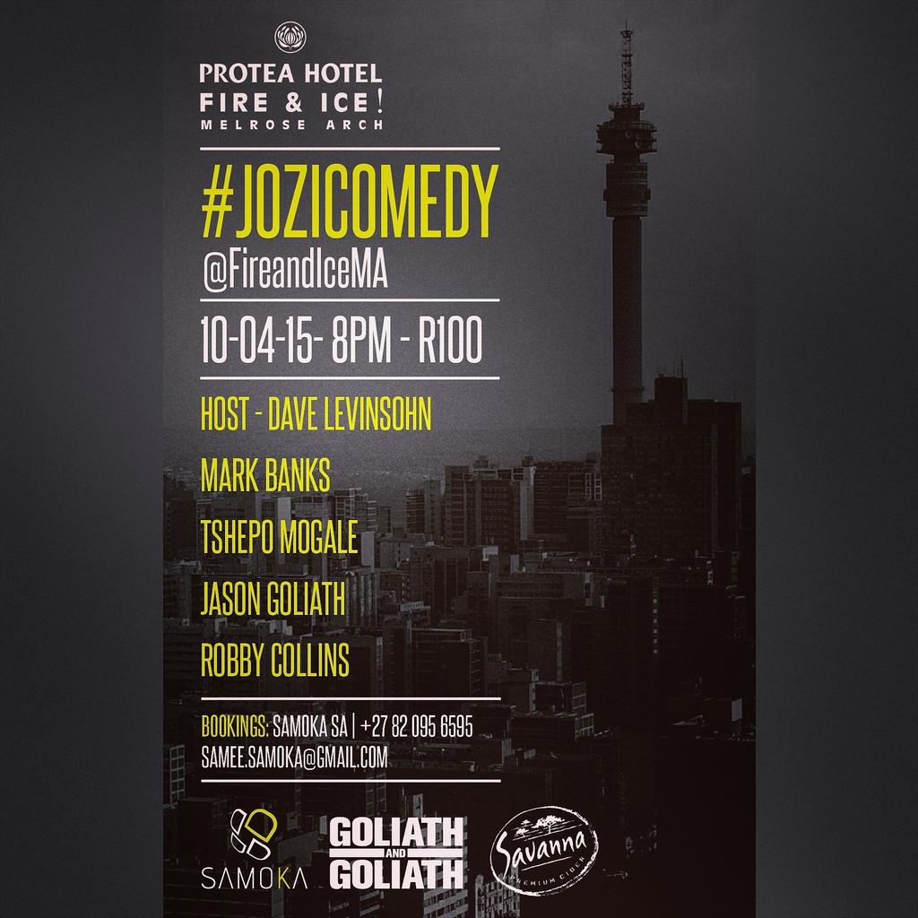 SAMOKA SA (@samoka_sa) on Twitter photo Retweet this & u cud WIN Tickets 2 #JoziComedy & A 1night stay for 2 <a href="/FireandIceMA/">Fire & Ice! JHB Melrose Arch</a> cc <a href="/Goliath_Goliath/">IG:goliathandgoliath</a> <a href="/SavannaCider/">SavannaCider</a> Retweet this & u cud WIN Tickets 2 #JoziComedy & A 1night stay for 2 <a href="/FireandIceMA/">Fire & Ice! JHB Melrose Arch</a> cc <a href="/Goliath_Goliath/">IG:goliathandgoliath</a> <a href="/SavannaCider/">SavannaCider</a>