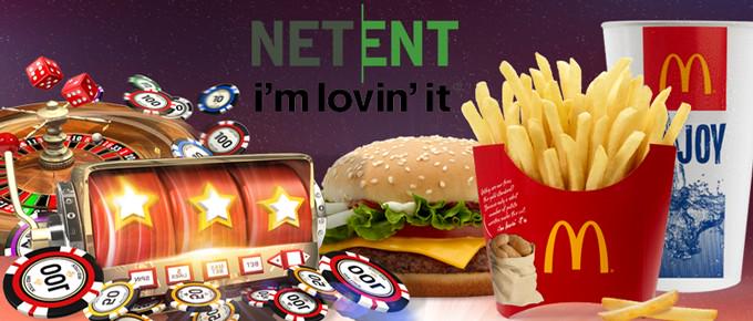 CasinoReleaseAU's tweet photo. #NetEnt has come up with an amazing twist during #NetEntIW. They bought #McDonalds. http://t.co/c56jxNk4U8 http://t.co/SU1SdD4bYB