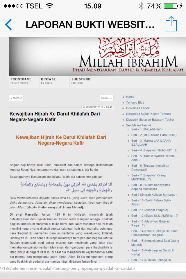 saptodharmo's tweet photo. nemu yg begini.semoga rakayat indonesia ,umat muslim jgn cepat terpengaruh dengan media radikal!
#islamtolakradikal http://t.co/Laej1R1hvT