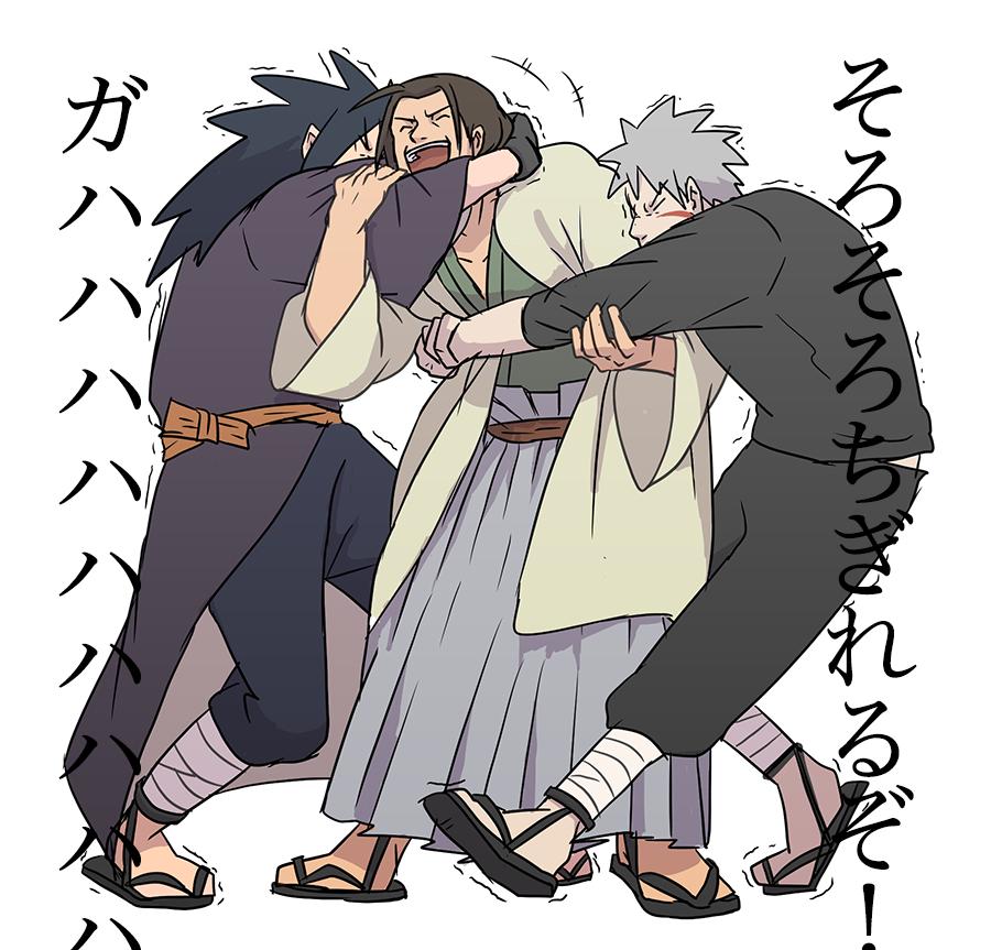 NakamaWeAre's tweet photo. Simplified, this is what happened -rofl- Poor hashirama >o>;; #UchihaMadara #SenjuHashirama #SenjuTobirama - #Naruto http://t.co/FCbQZTPVDY