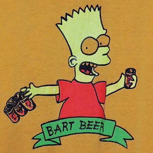 bootlegbart's tweet photo. #bootlegbart Courtesy of @cellardoorvtg #partybart #beer #bartsimpson #thesimpsons #90stshirt http://t.co/wLzobSfQN0