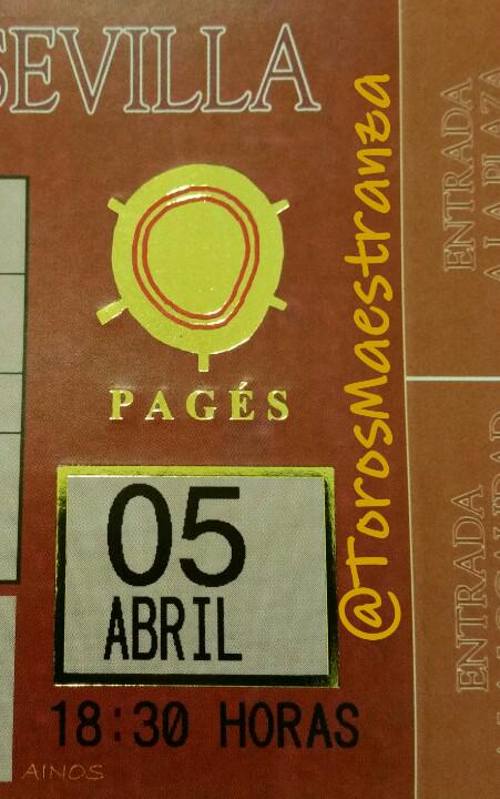 Ven a los toros! Haz RT a este tuit y síguenos para conseguir 2entradas para el Domingo de Resurrección #Maestranza15