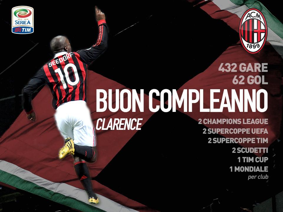 Happy birthday Clarence Seedorf  