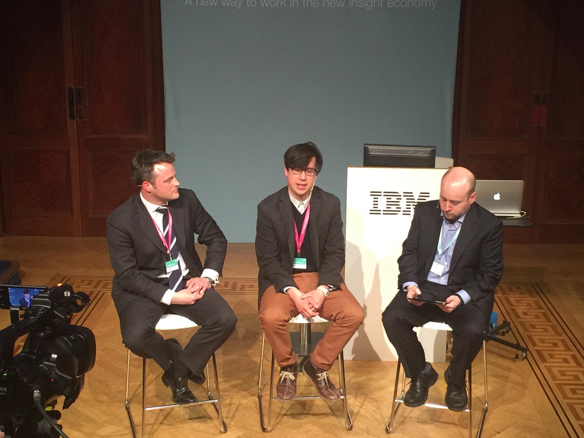 EBISolutions's tweet photo. EBI and Honest Cafe team on stage with IBM Watson Analytics #analyticsforall #crowdy #ebi http://t.co/Yqb45kLDod” @therealrevive