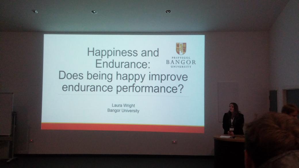 SportSciBangor's tweet photo. Well done @laurajwright21 on her fantastic persentation at @BASESStuConf15! #BASES15 #sportpsychology http://t.co/0iNlaBhhaS