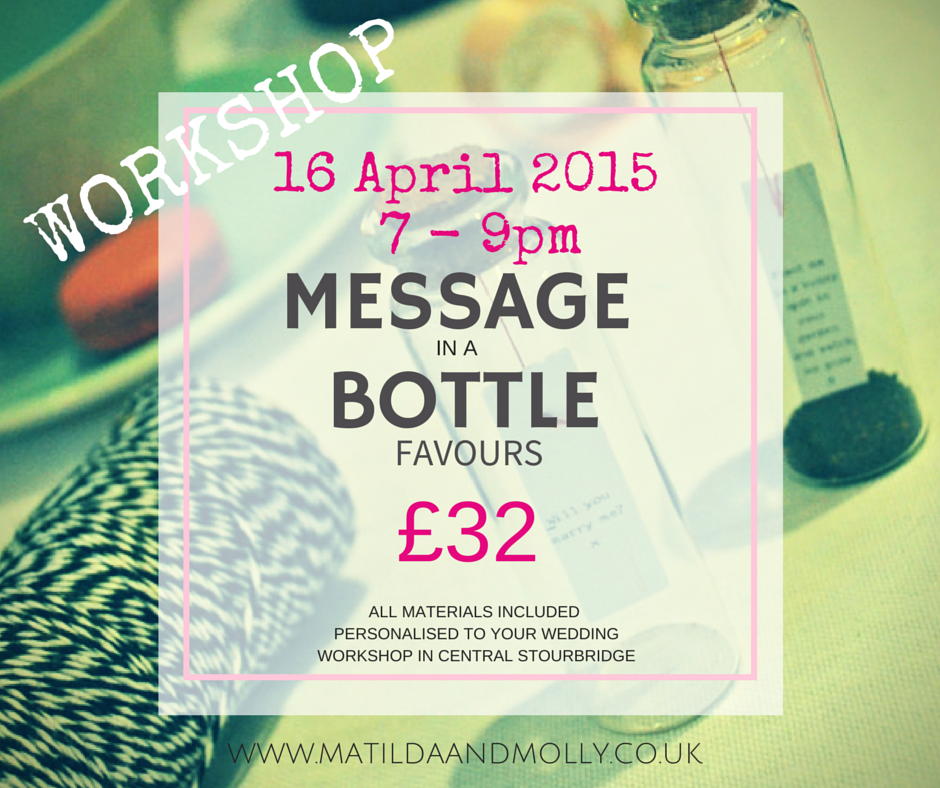 MatildaandMolly's tweet photo. #DIY #wedding #Stourbridge #Craft  Book your place now! http://t.co/g9cXr4zu5M http://t.co/HKb8tt6Gzd