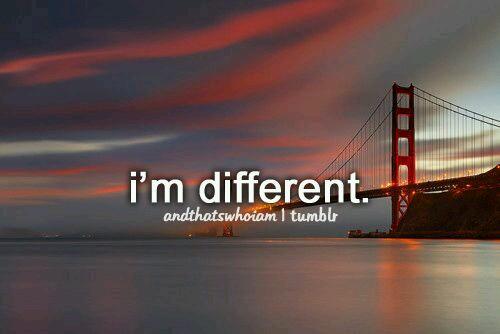 PDANetwork's tweet photo. RT If you agree! Yes we are different, and thats a good thing!  #PDAN #personalitydisorders #BPD http://t.co/3tTxkhoqX9