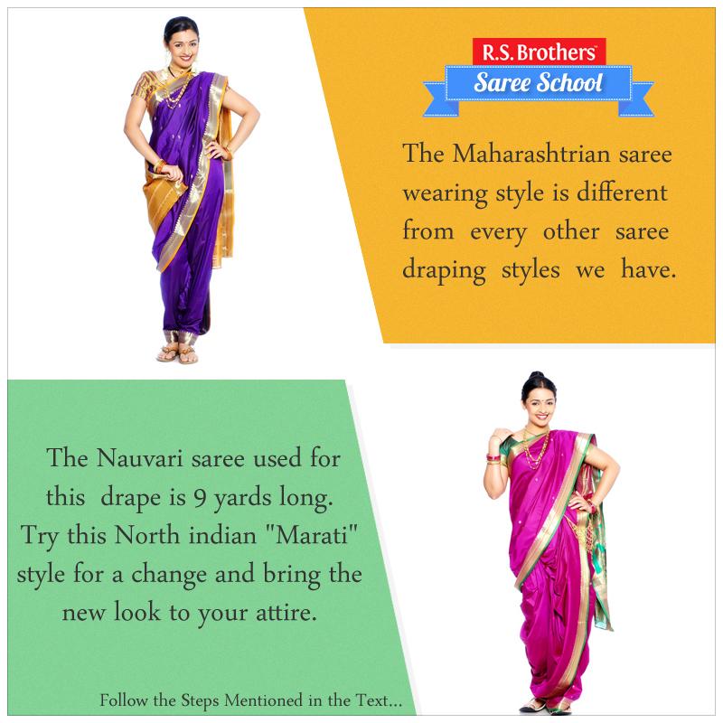 How To wear Nauvari Kasta Saree Draping | kasta saree draping |  Maharashtrian saree - YouTube