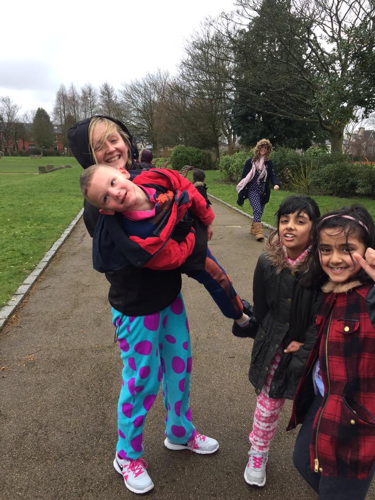 BcpsSend's tweet photo. Onsie Runsie! Well done for all the sponsors, we're raising awareness for autism! @BCPSDeputy #autismawareness http://t.co/I6Asxh1Sf0
